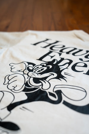 Oversized Heavy on Energy Tee | Tan