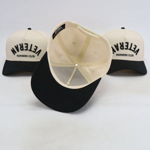 Veteran Members Club - Creme/Black