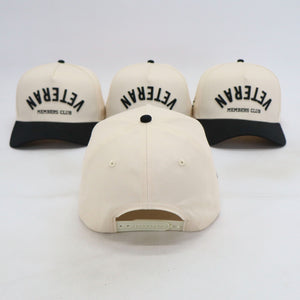 Veteran Members Club - Creme/Black