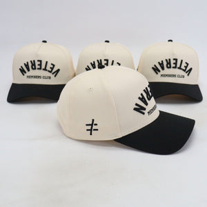 Veteran Members Club - Creme/Black