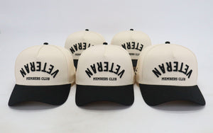 Veteran Members Club - Creme/Black