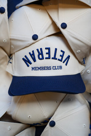 Veteran Members Club - Creme/Navy