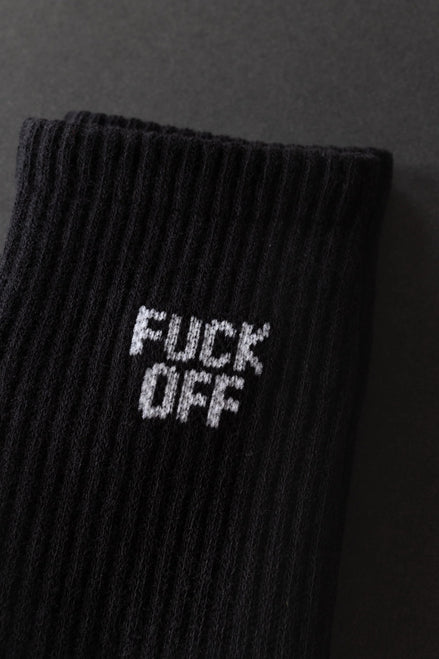 Fuck Off Socks - Black