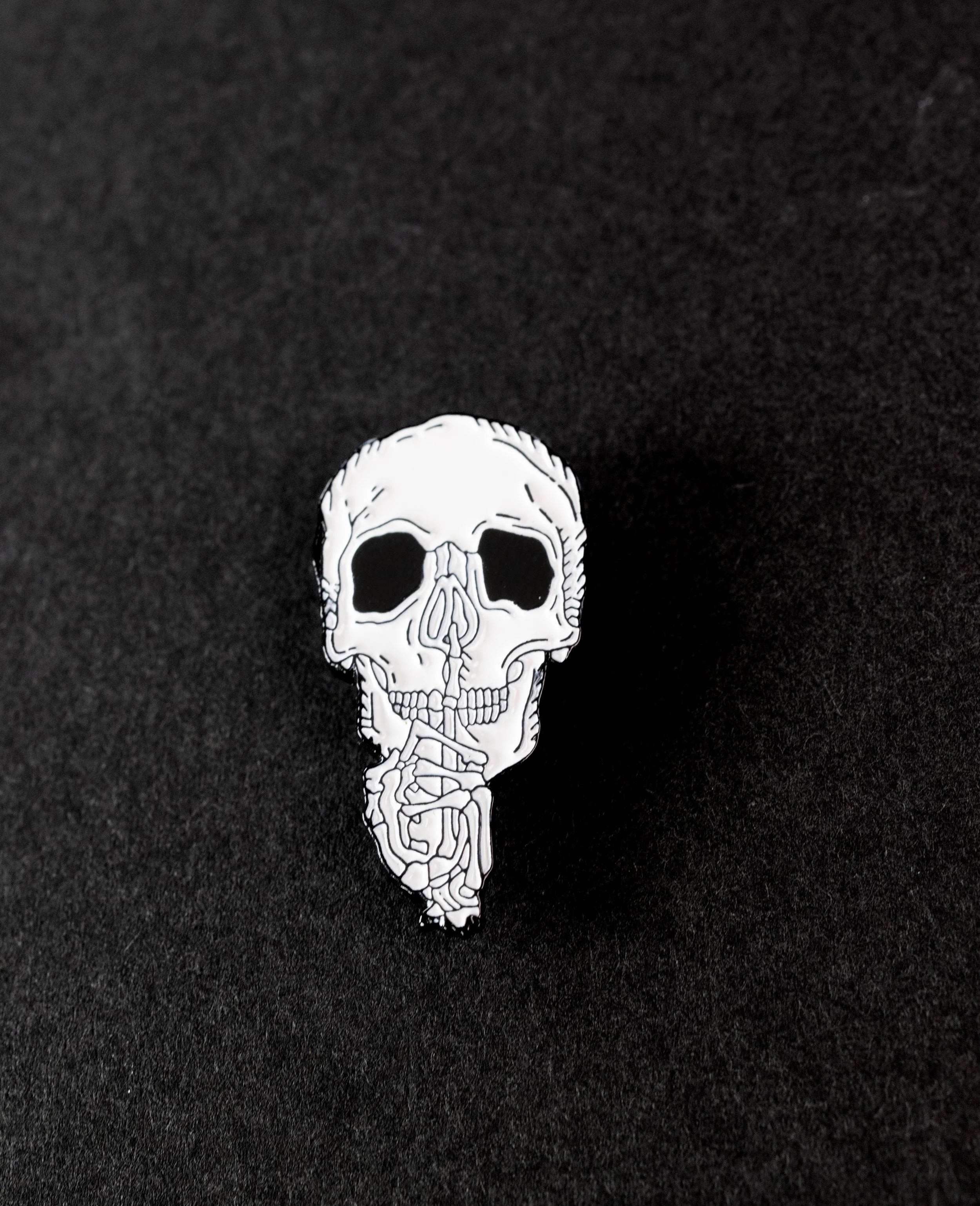Skull Enamel Pin