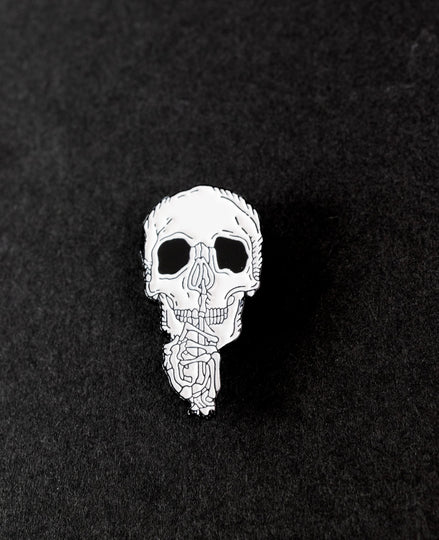 Skull Enamel Pin
